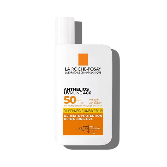 Sunscreen untuk kulit sensitif Anthelios UVMune 400 Invisible Fluid